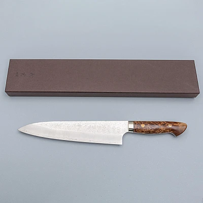 Yoshimi Kato SG2 Tsuchime Premium Gyuto 21 cm