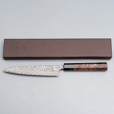 Yoshimi Kato SG2 Damask Walnut Petty 15