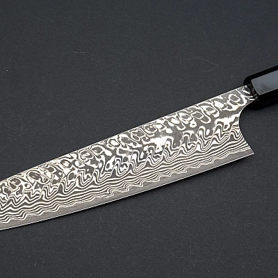Yoshimi Kato SG2 Damask Wenge Chef's Knife 21 cm
