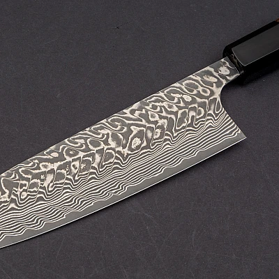 Yoshimi Kato SG2 Damast Wenge Santoku 