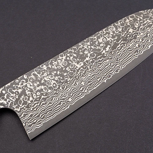 yoshimi kato vg10 damast rosewood santoku 16.5 cm