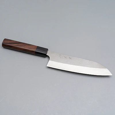 Yoshimi Kato VG10 Nashiji Damast Santoku 17.5 cm