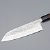 yu kurosaki fujin sg2 rosewood santoku 17 cm