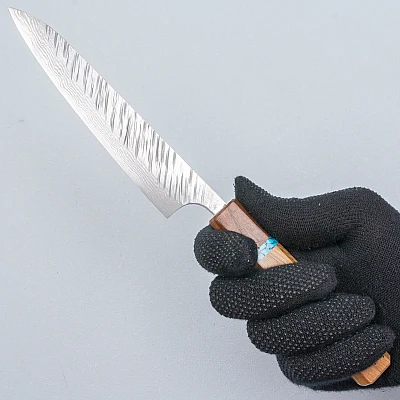 Yu Kurosaki Fujin VG10 Oak Turquoise Walnut Petty 15 cm