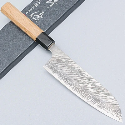 Yu Kurosaki Fujin VG10 Oak Santoku