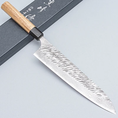 Yu Kurosaki Fujin VG10 Oak Gyuto 21 cm - ZVD-210CHOB | Knivesworld.eu