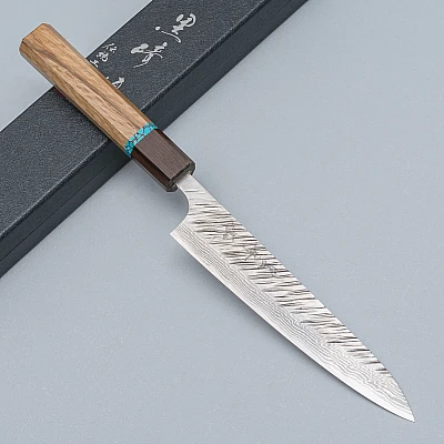 Yu Kurosaki Fujin VG10 Oak Turquoise Wenge Petty 15 cm