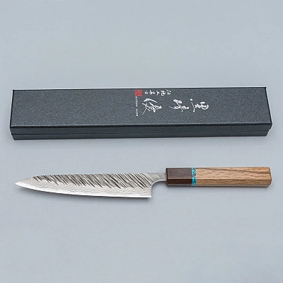 Yu Kurosaki Fujin VG10 Oak Turquoise Wenge Petty 15 cm