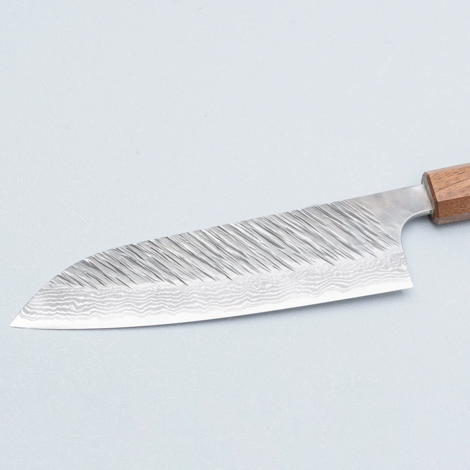 Yu Kurosaki Fujin VG10 Oak Turquoise Wenge Santoku 16.5 cm - ZVD