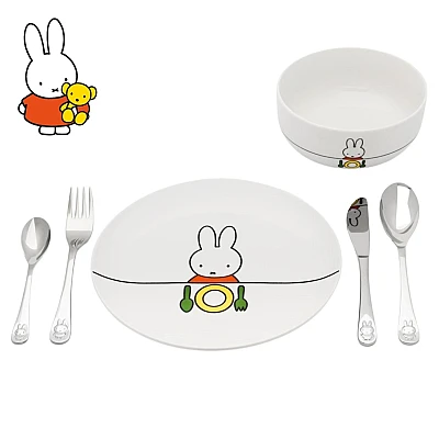 Zilverstad Kinderserviesset Nijntje 6-Delig