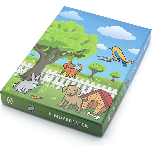 zilverstad kinderbestek huisdieren