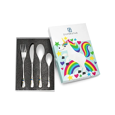 Zilverstad Kinderbestek Unicorn 