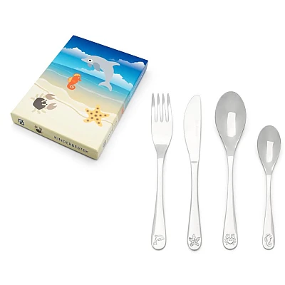 Zilverstad Kinderbestek Zeedieren 