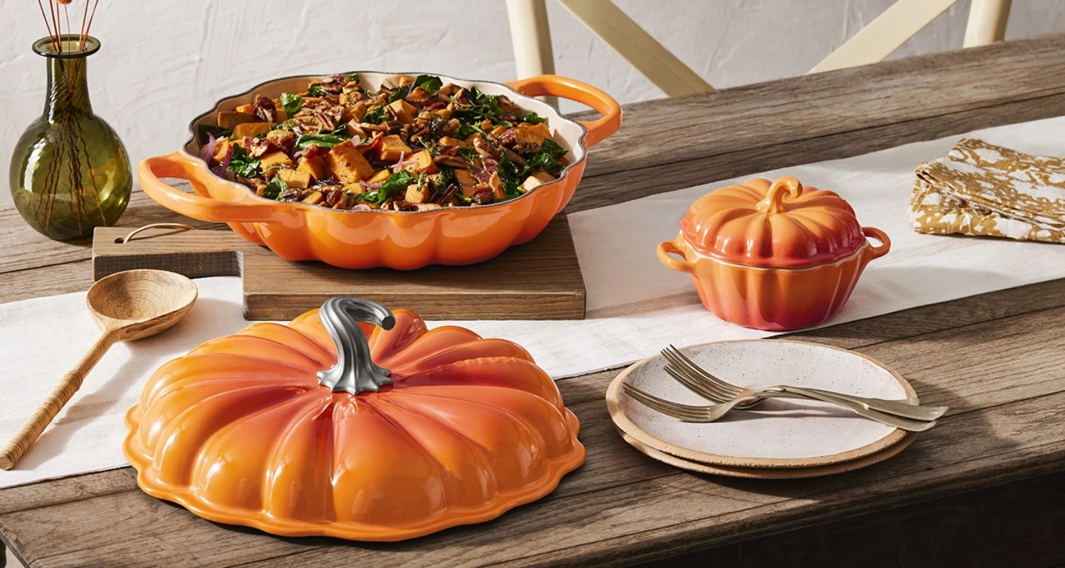 Le Creuset Signature Campagnard Pumpkin Orange 28 cm