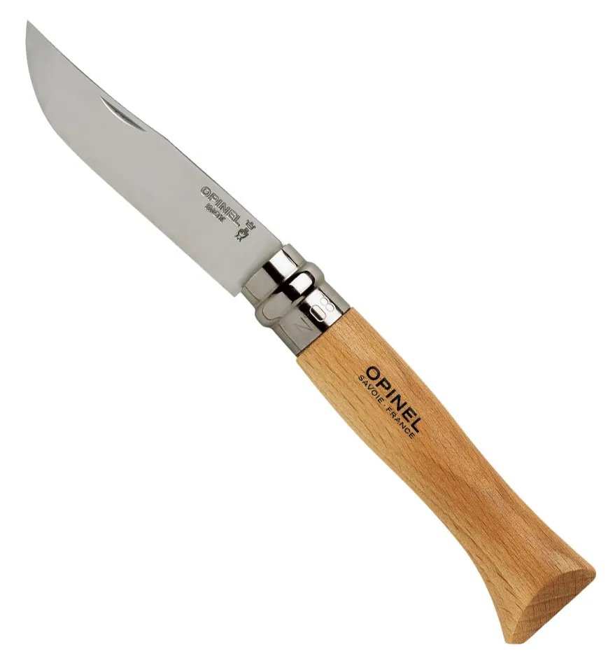 Opinel Zakmes nr. 8 Roestvrij