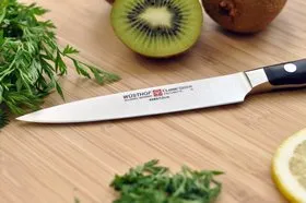 Dankzij het PEtec systeem zijn alle Wusthof Messen vlijmscherp