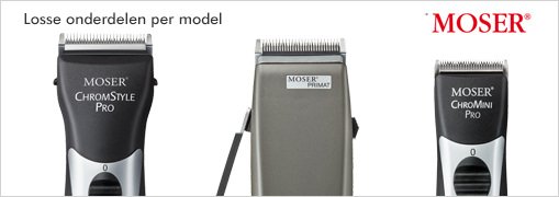 onderdelen voor Moser tondeuses